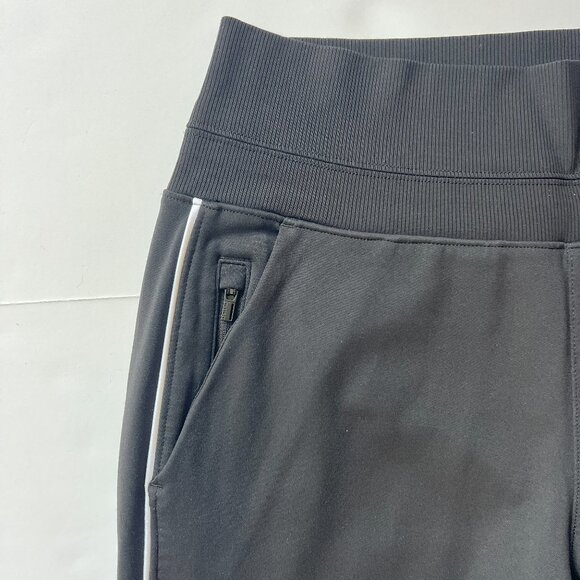 ATHLETA Venice Track Stripe Jogger Pant Sz XS Black w/White NEW w/o Tag #854423 - Picture 7 of 11